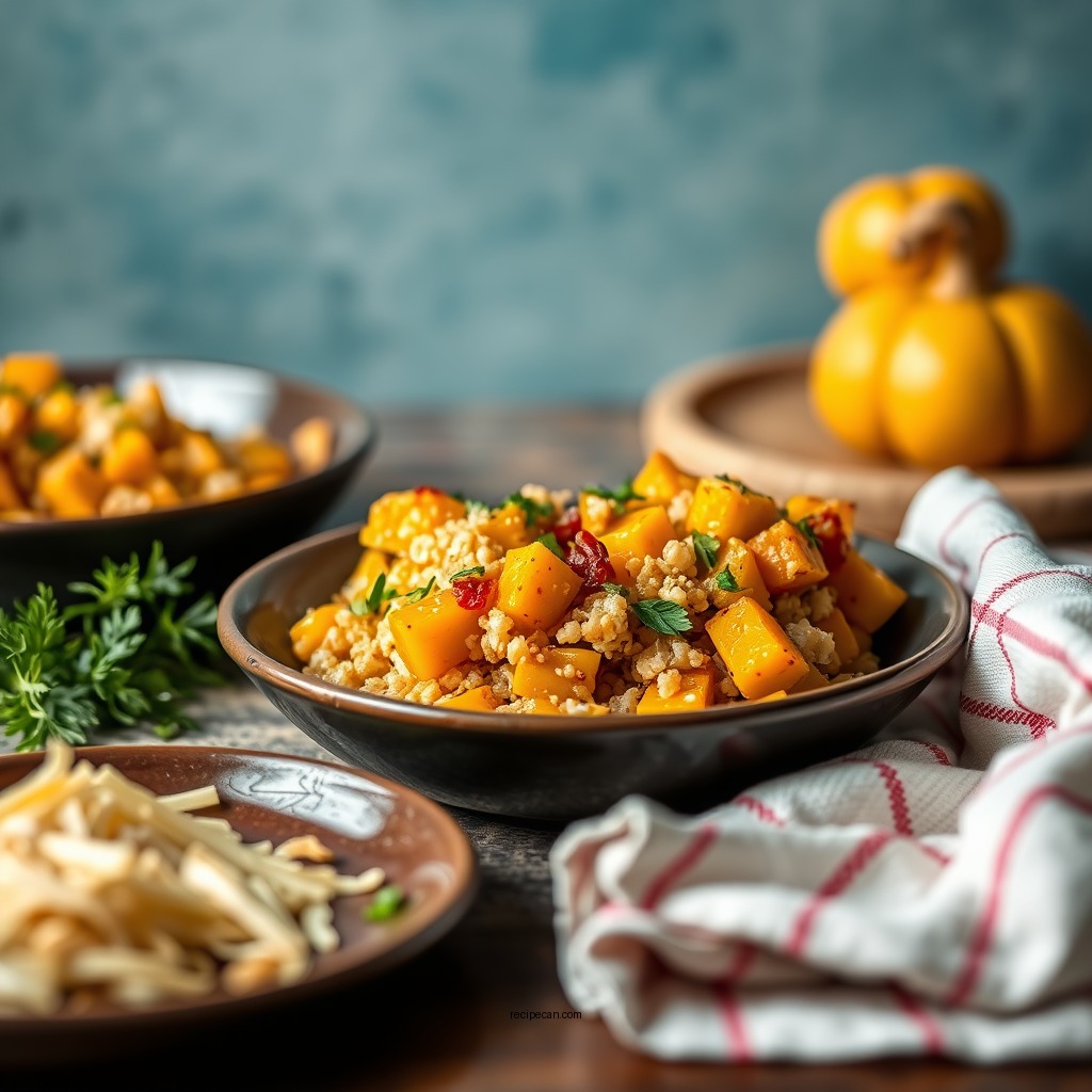 Healthy Butternut Squash and Quinoa Casserole - butternut squash casserole recipes