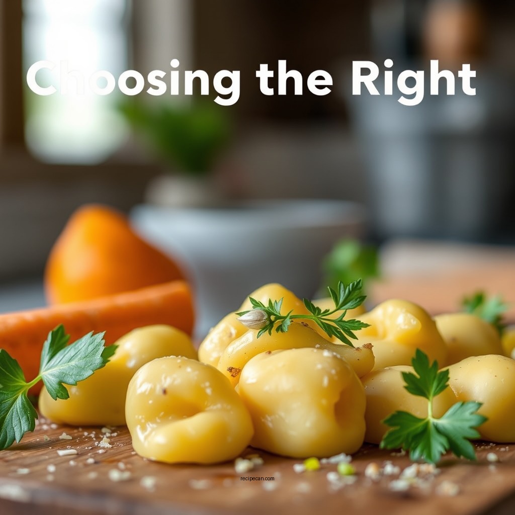 Choosing the Right Ingredients - butternut squash gnocchi recipe