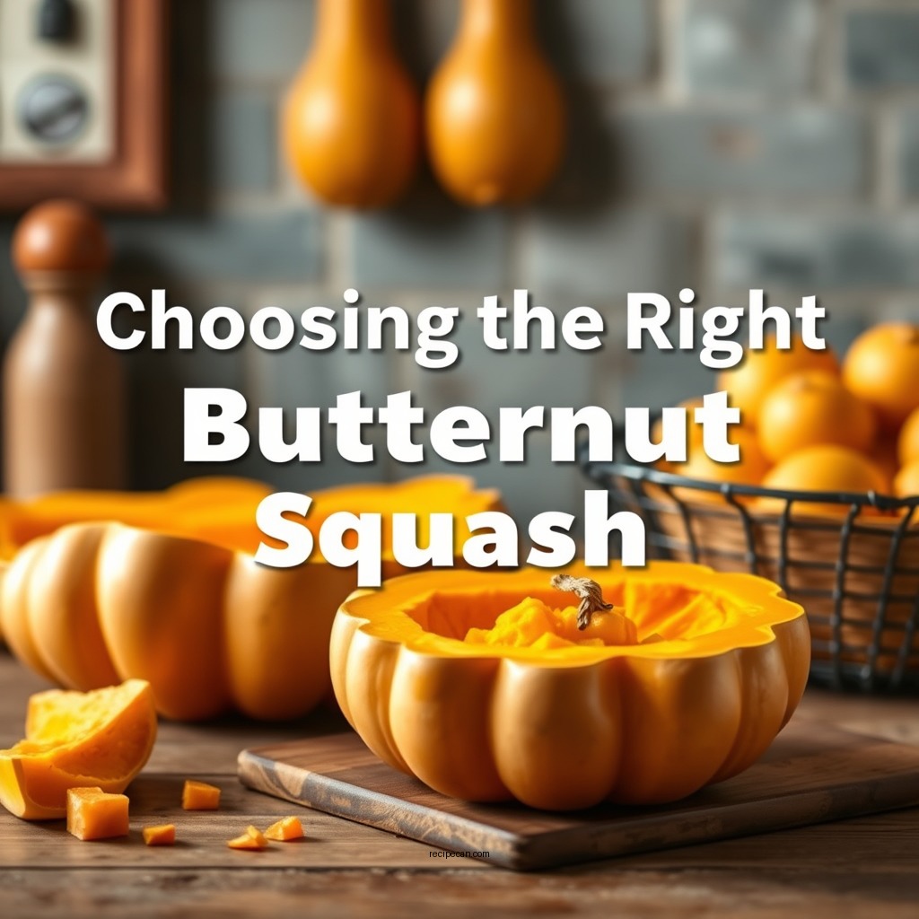 Choosing the Right Butternut Squash - butternut squash puree recipe