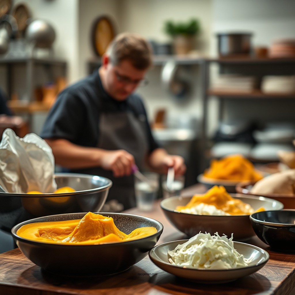 Preparing the Butternut Squash - butternut squash puree recipe