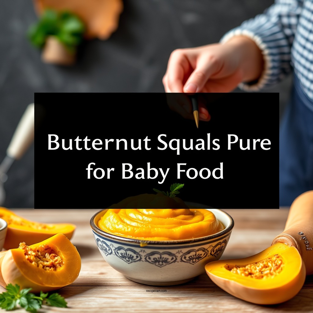Butternut Squash Puree for Baby Food - butternut squash puree recipes