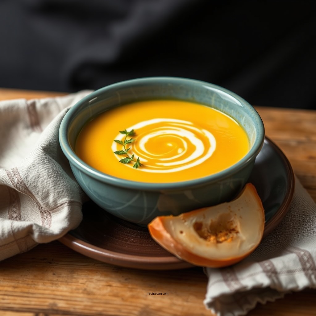 Creamy Butternut Squash Soup - butternut squash puree recipes