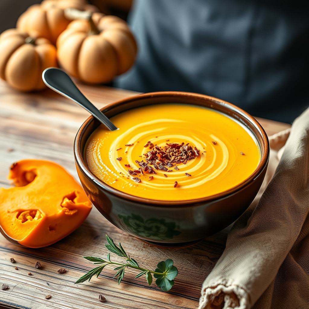 Creamy Butternut Squash Soup - butternut squash recipes