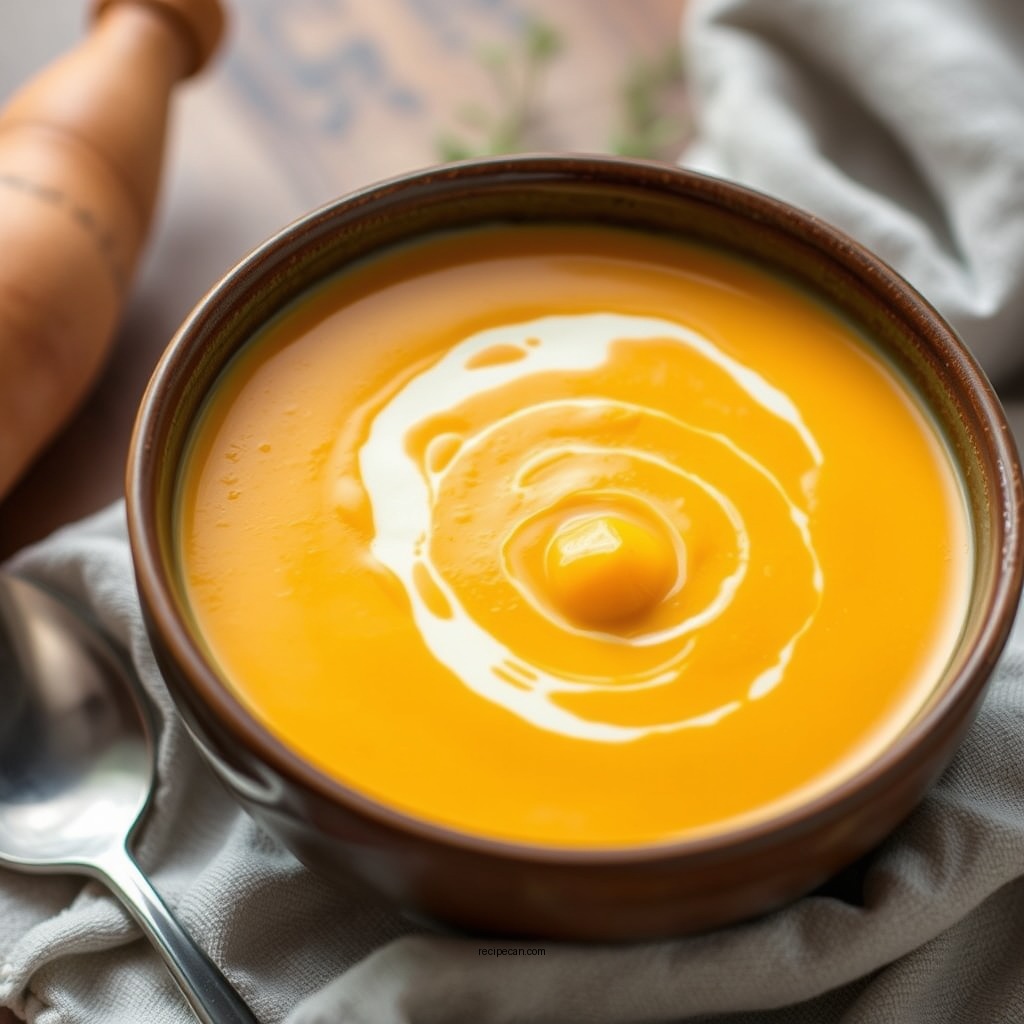 Creamy Butternut Squash Soup - butternut squash recipes easy