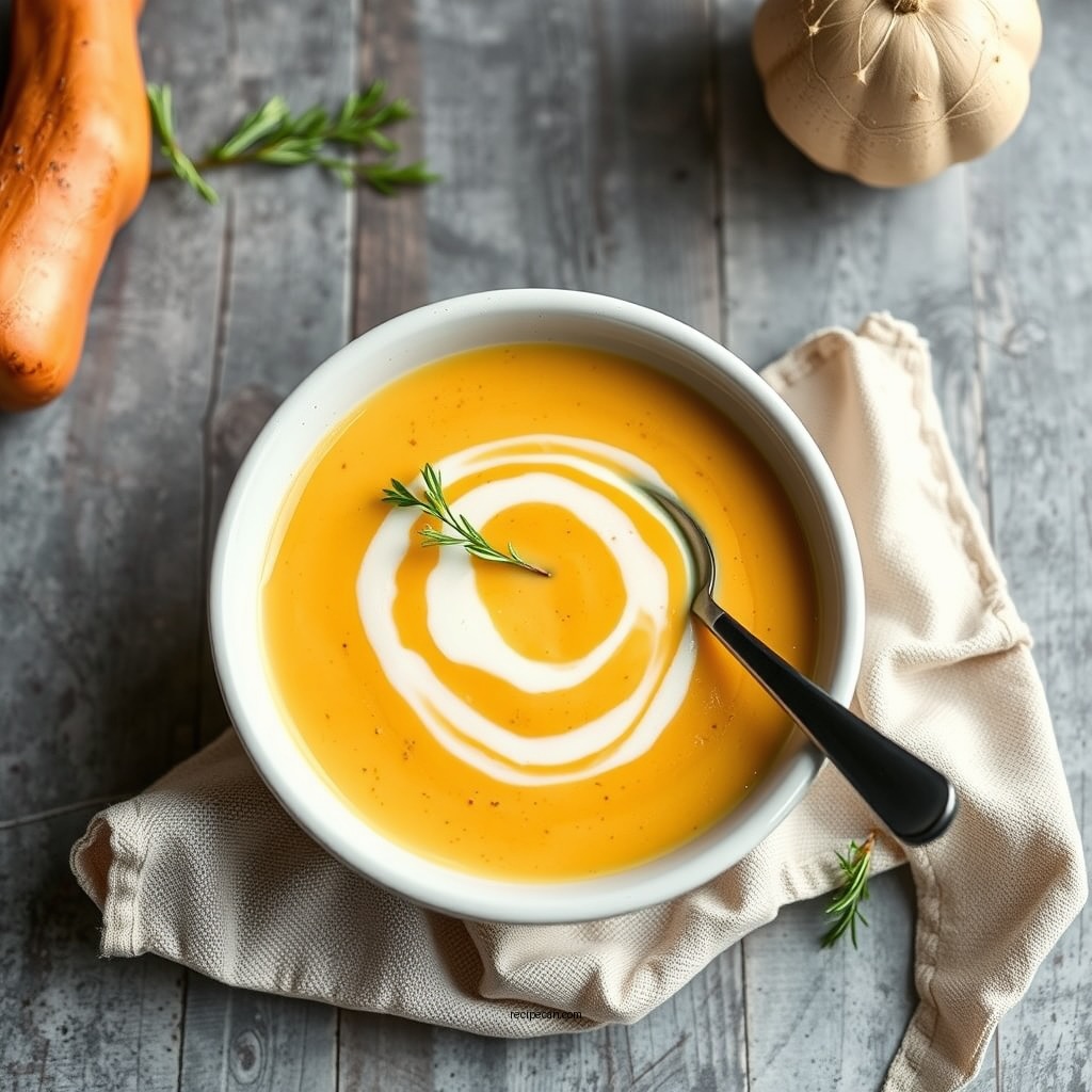 Classic Creamy Butternut Squash Soup - butternut squash recipes soup