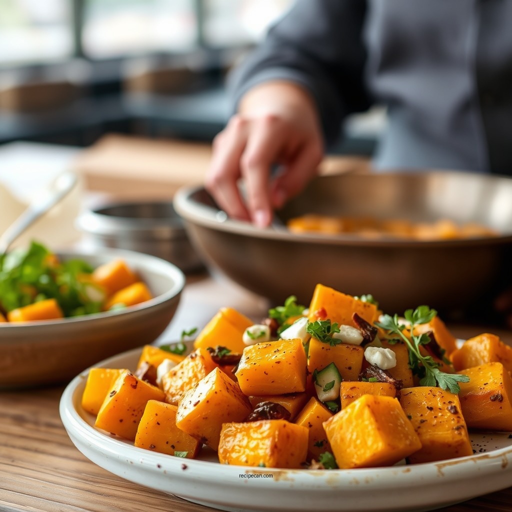 Classic Roasted Butternut Squash Salad - butternut squash salad recipes