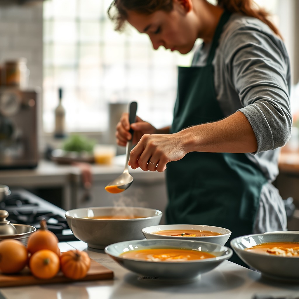Preparation Steps - butternut squash soup recipe