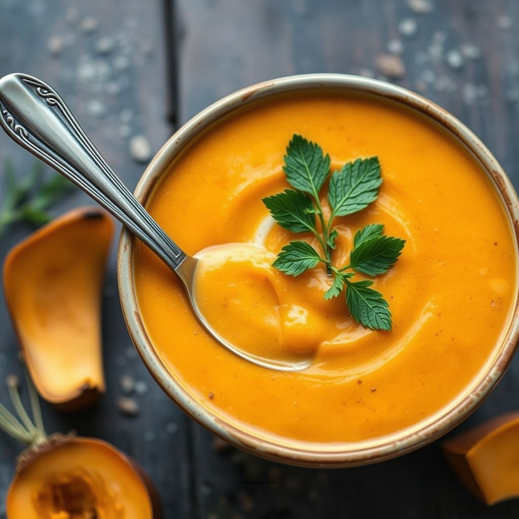 Classic Butternut Squash Soup - butternut squash soup recipes easy