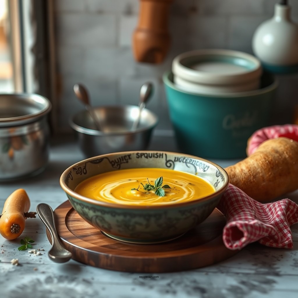 Classic Creamy Butternut Squash Soup - butternut squash soup recipes