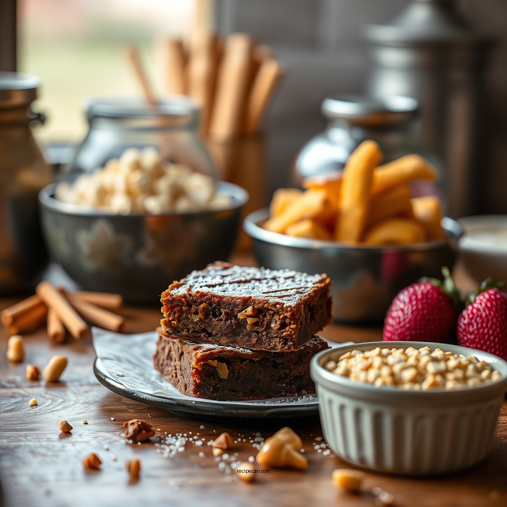 Ingredients You'll Need - butterscotch brownie recipe