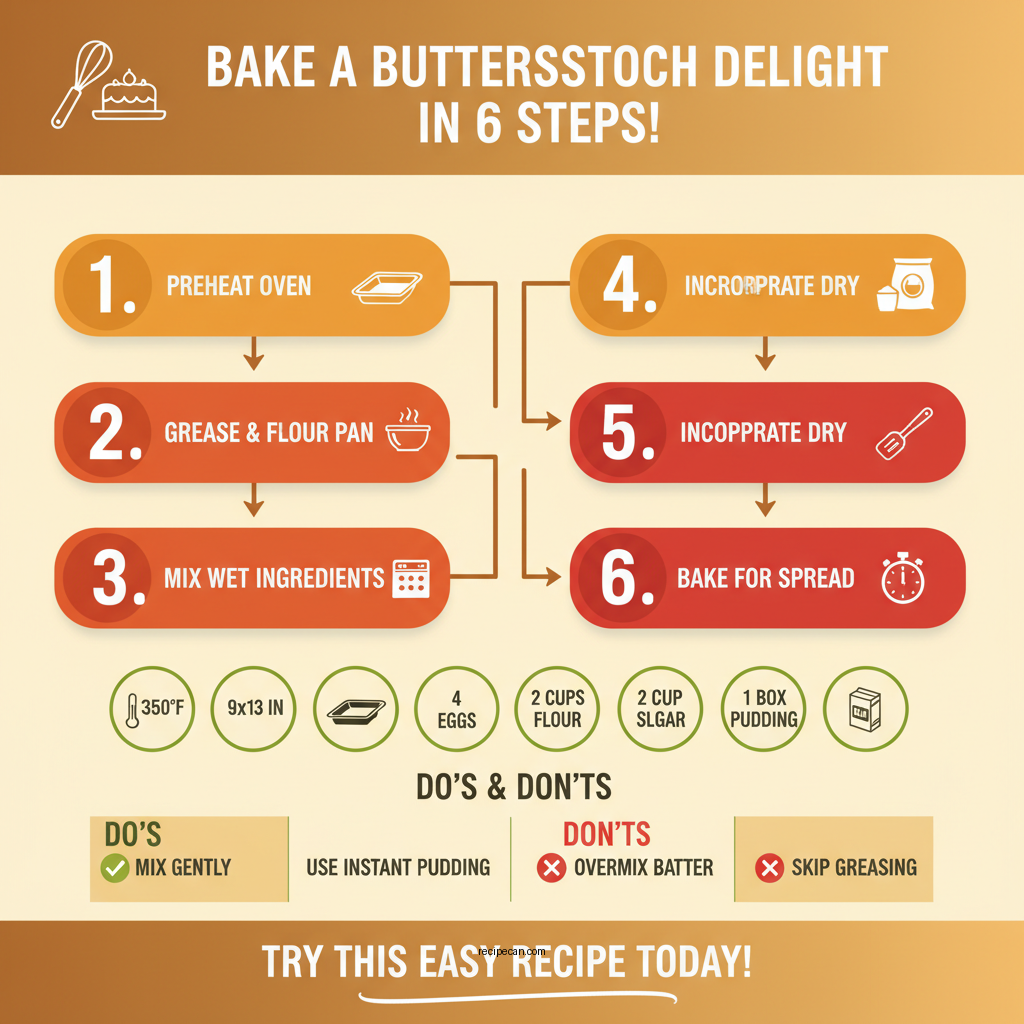 butterscotch cake recipe with instant pudding - Data Infographic and Statistics