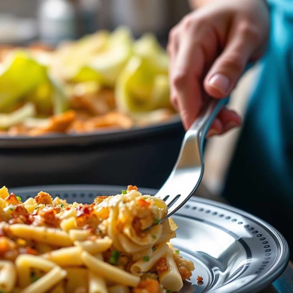 Cooking the Filling - cabbage roll casserole recipe