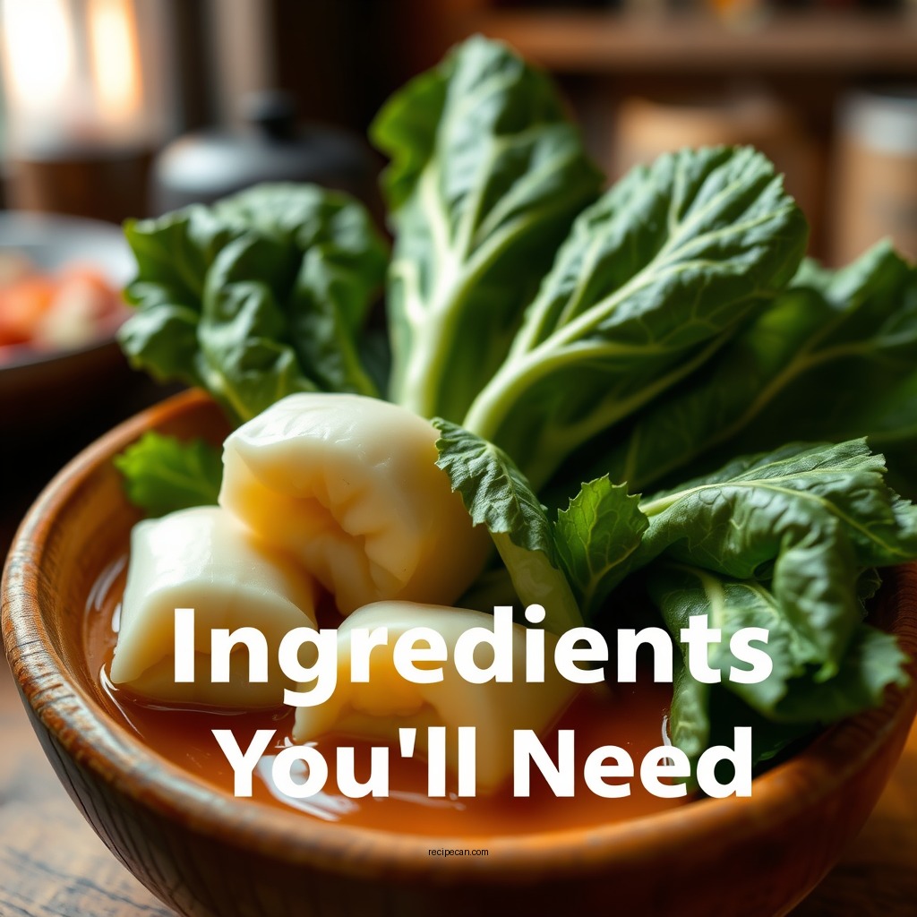 Ingredients You'll Need - cabbage roll soup recipe
