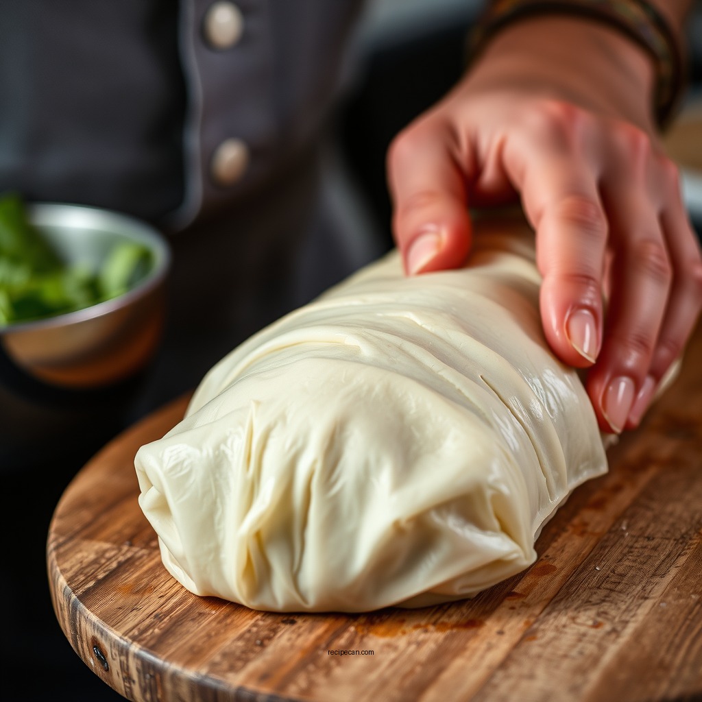 Assembling the Rolls - cabbage rolls recipe ground beef