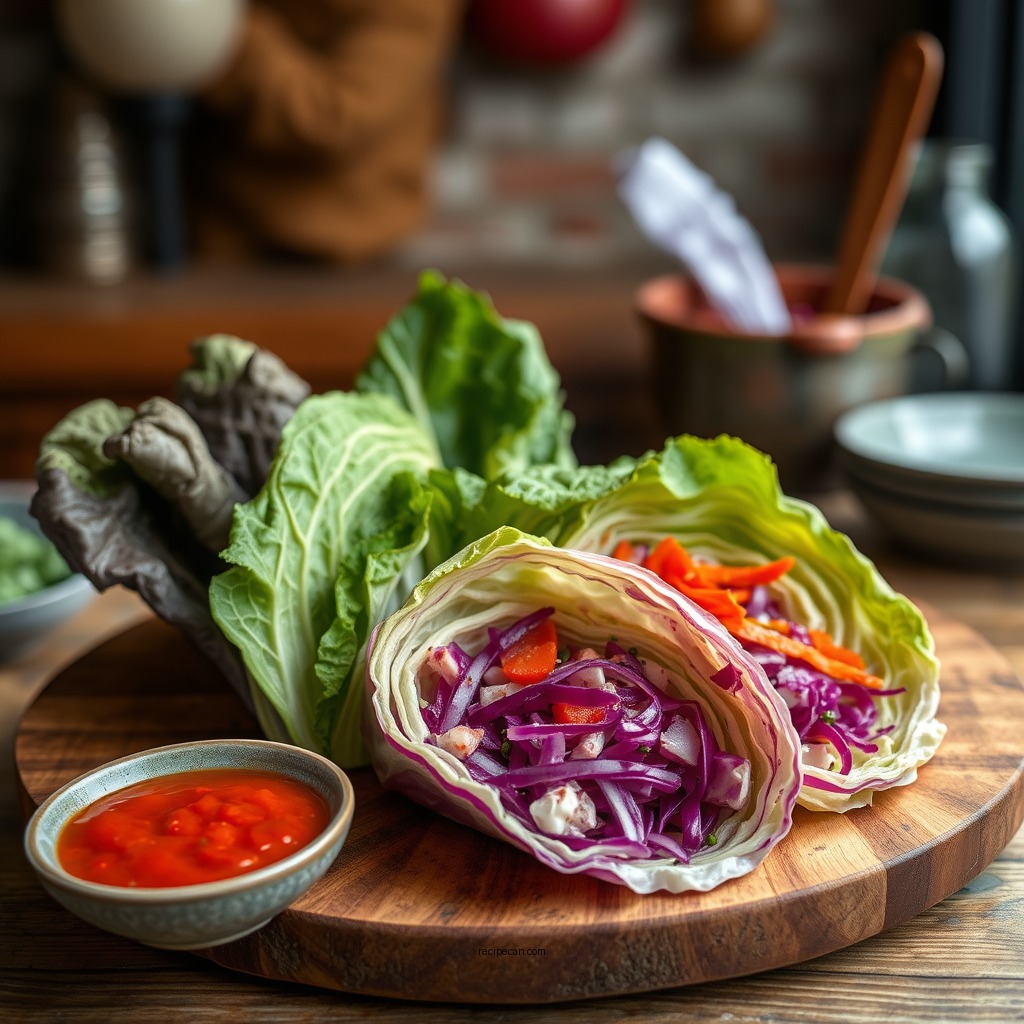 Fresh and Flavorful Vegetarian Cabbage Wraps - cabbage wrap recipes