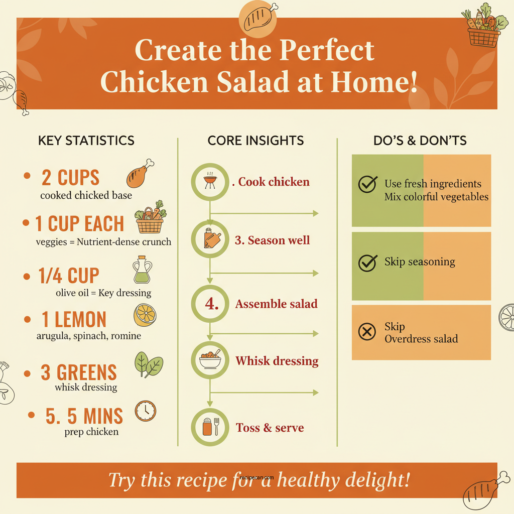 cafe max chicken salad recipe - Data Infographic and Statistics