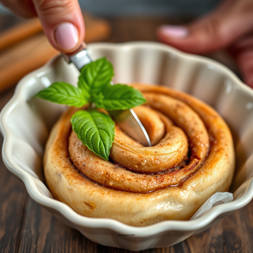 Making the Cinnamon Filling - cake cinnamon rolls recipe