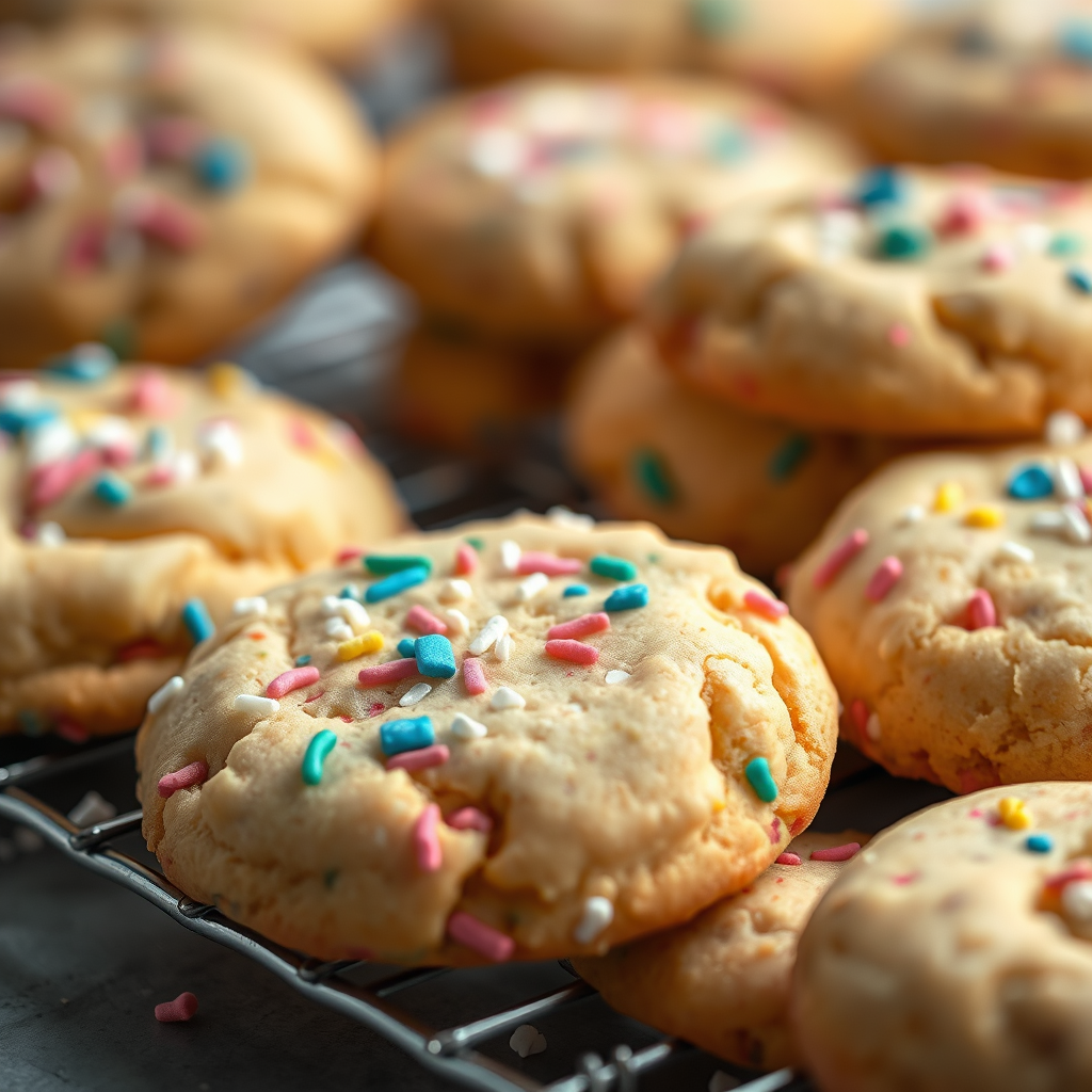 Funfetti Cake Mix Cookies - cake mix cookie recipes