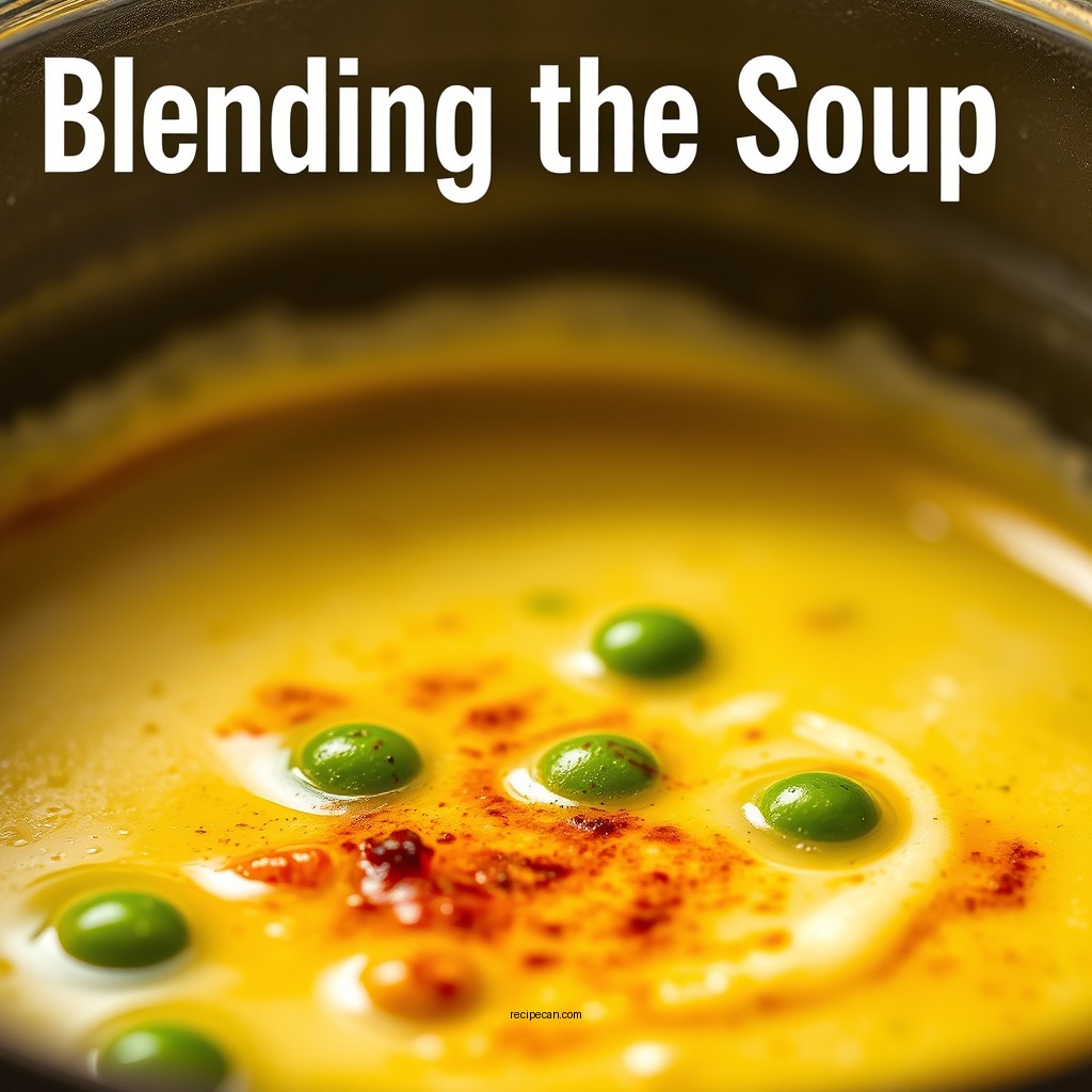 Blending the Soup - california pizza kitchen pea soup recipe