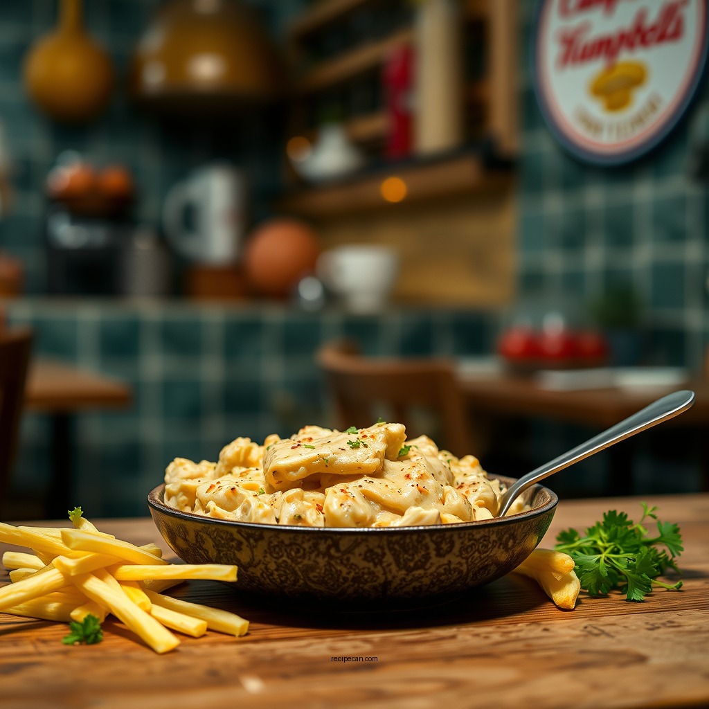 Creamy Chicken Casserole - campbell's golden mushroom soup chicken recipes