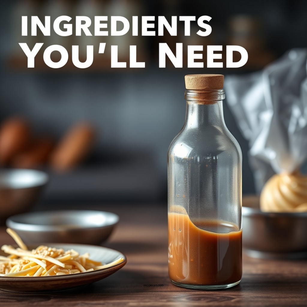Ingredients You'll Need - cane sauce recipe
