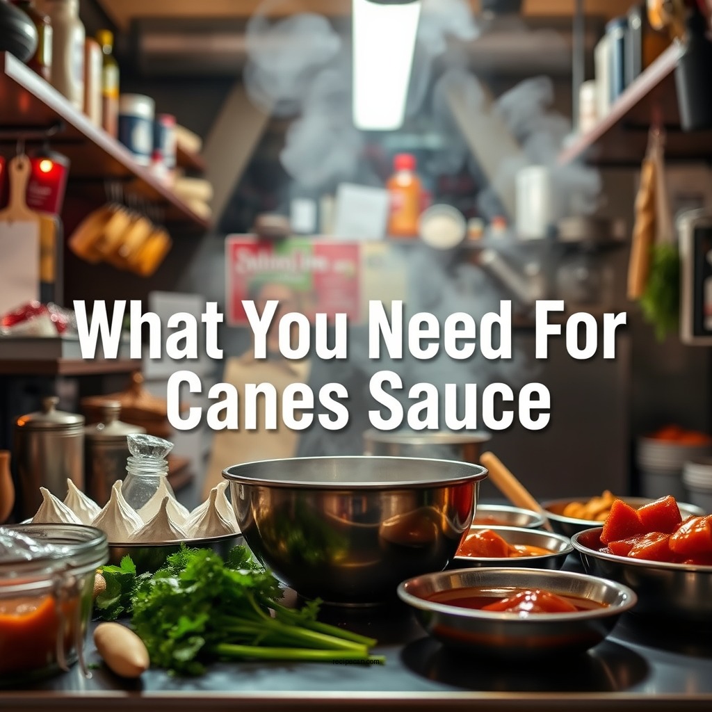 What You Need for Canes Sauce - canes sauce recipe