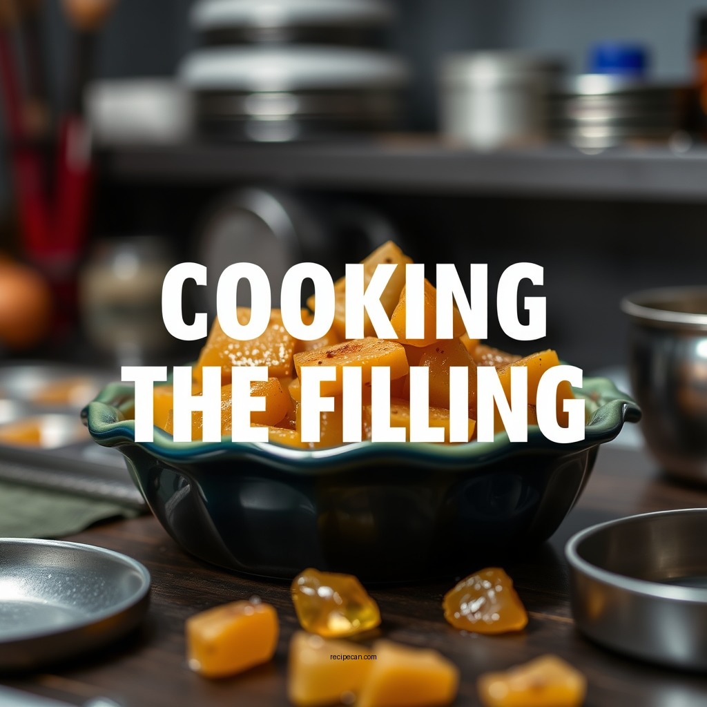 Cooking the Filling - canned apple pie filling recipe