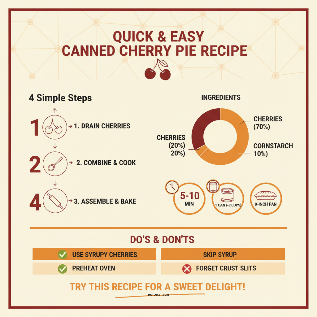 canned cherry pie recipe - Data Infographic and Statistics