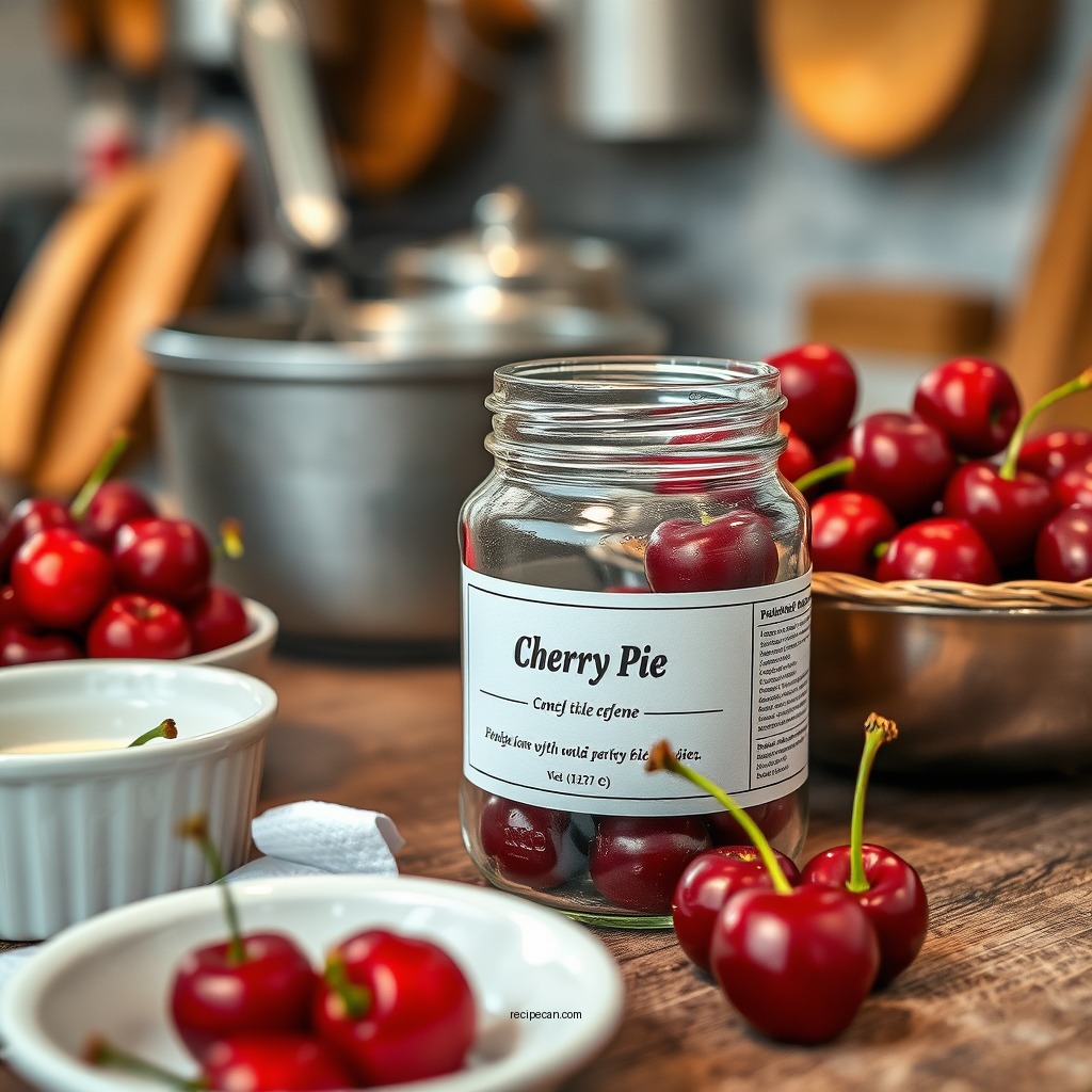 Ingredients You Will Need - canned cherry pie recipe