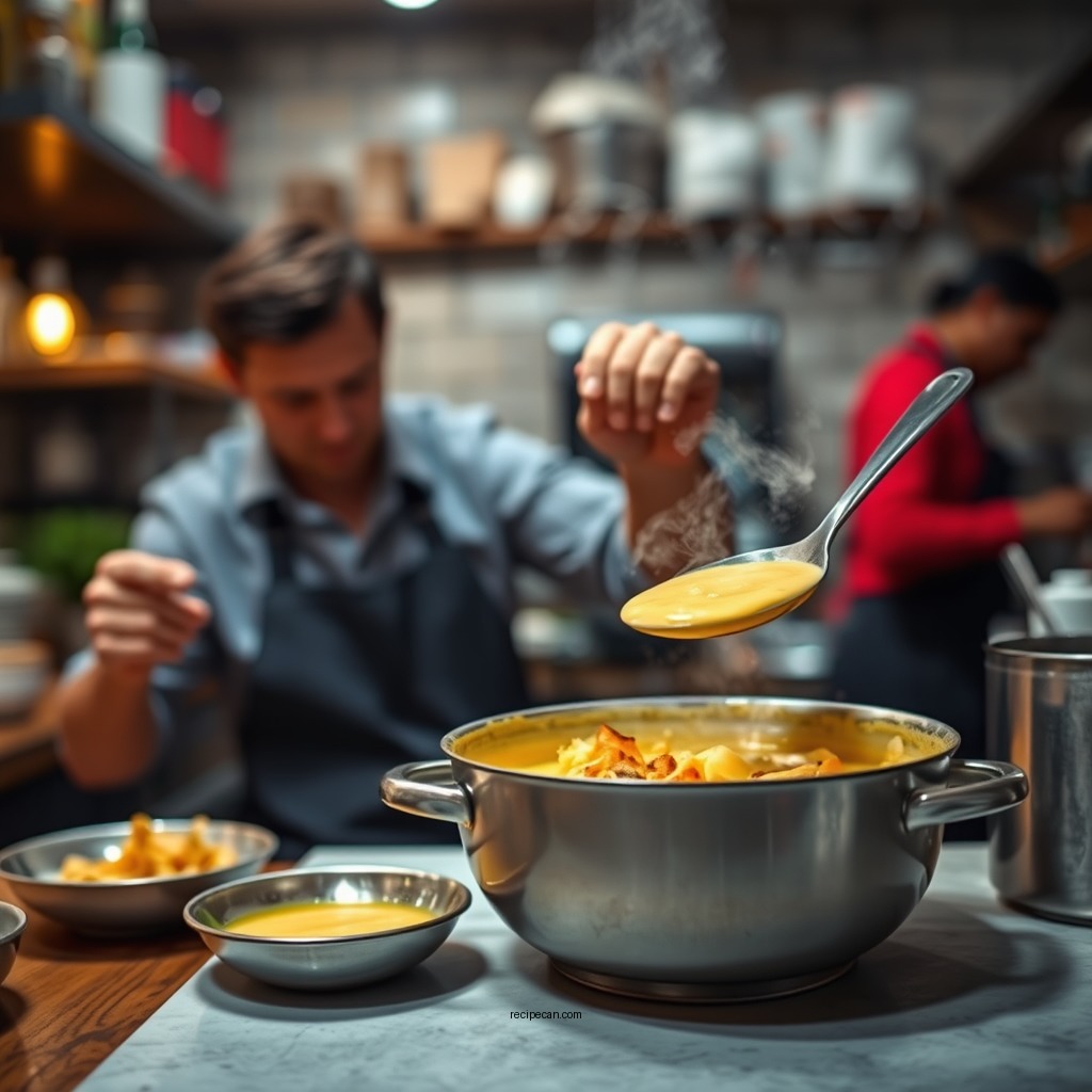 Simple Steps to Prepare the Soup - canned potato soup recipe