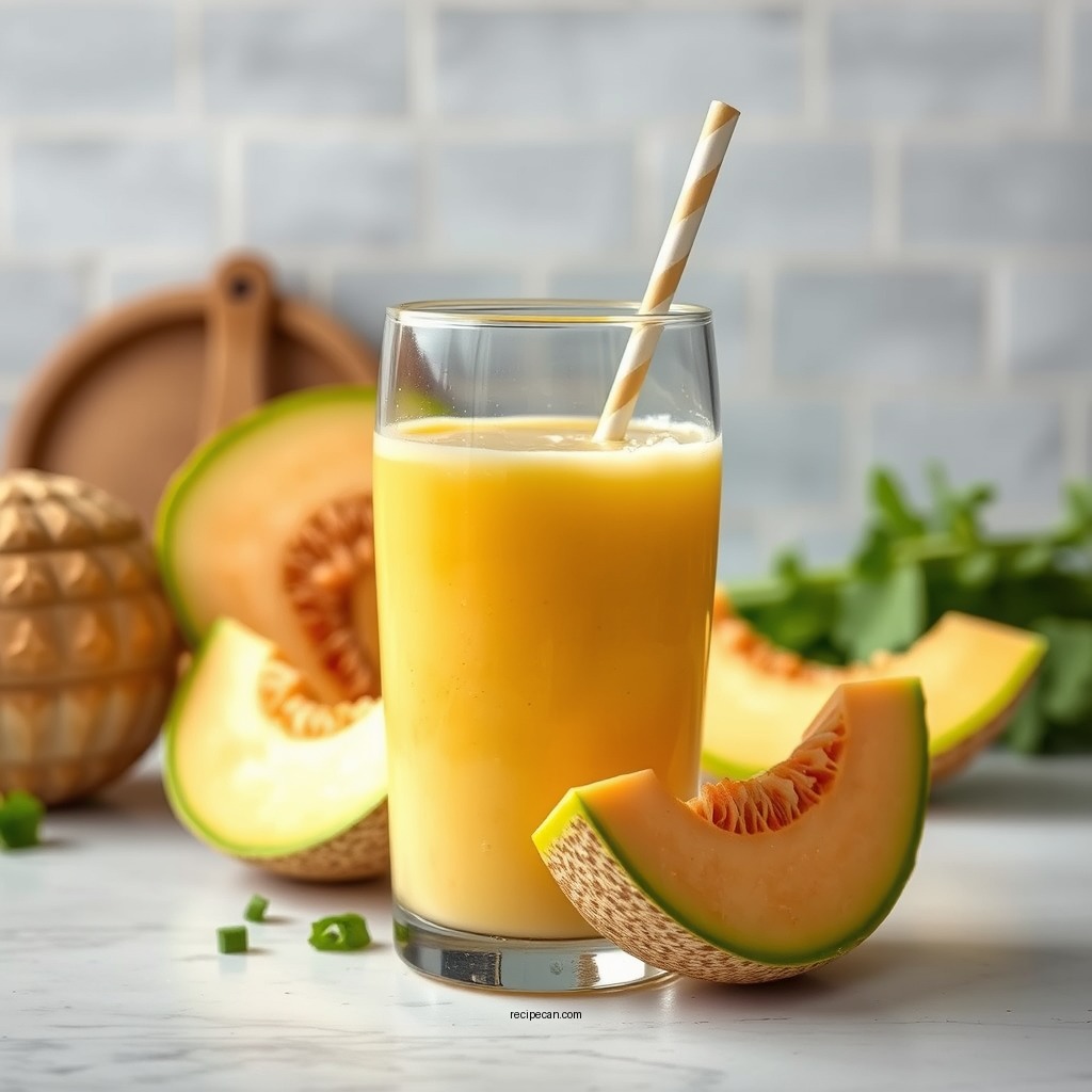 Ingredients You’ll Need - cantaloupe smoothie recipe