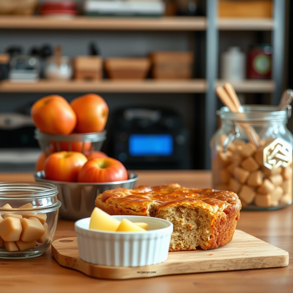Ingredients You’ll Need - caramel apple bread pudding recipe