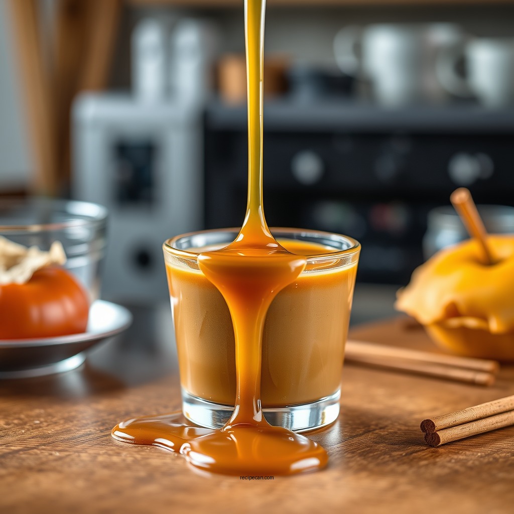Make the Caramel Sauce - caramel apple pie recipe