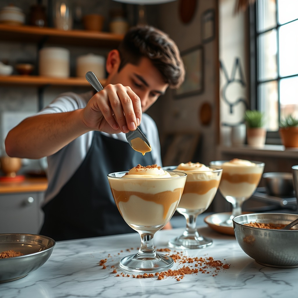 Step-by-Step Instructions - caramel mousse recipe