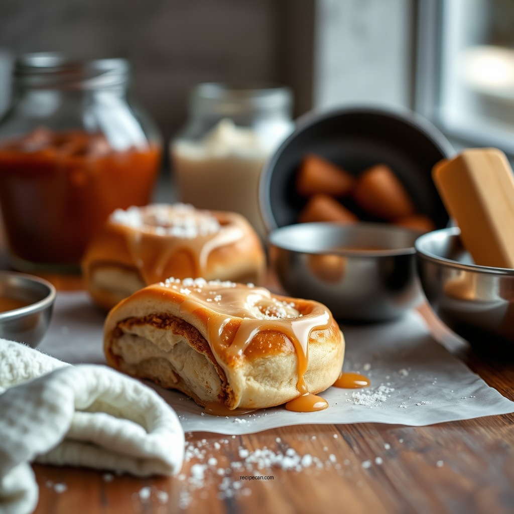 Ingredients for Caramel Rolls - caramel rolls recipe