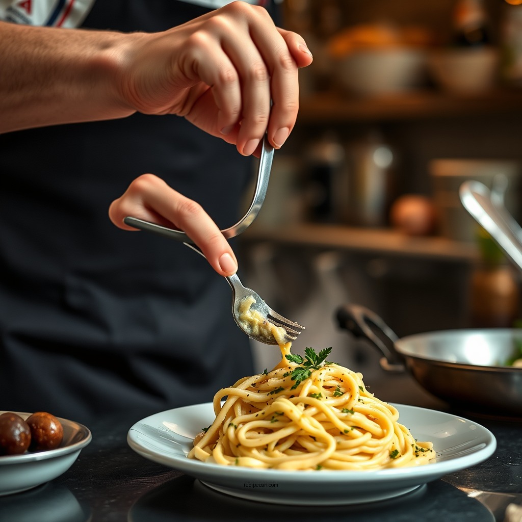 Step-by-Step Preparation - carbonara sauce recipe