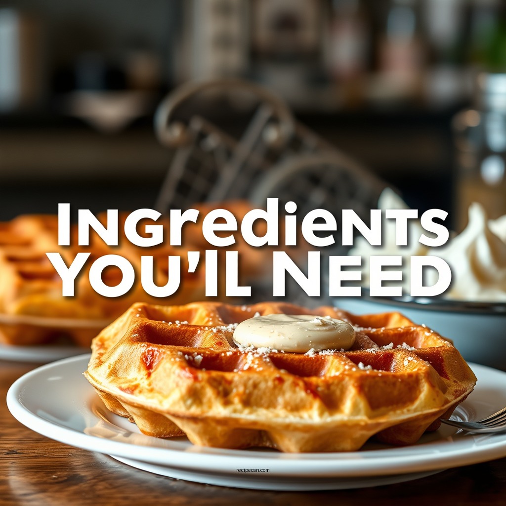 Ingredients You'll Need - carnivore waffles recipe