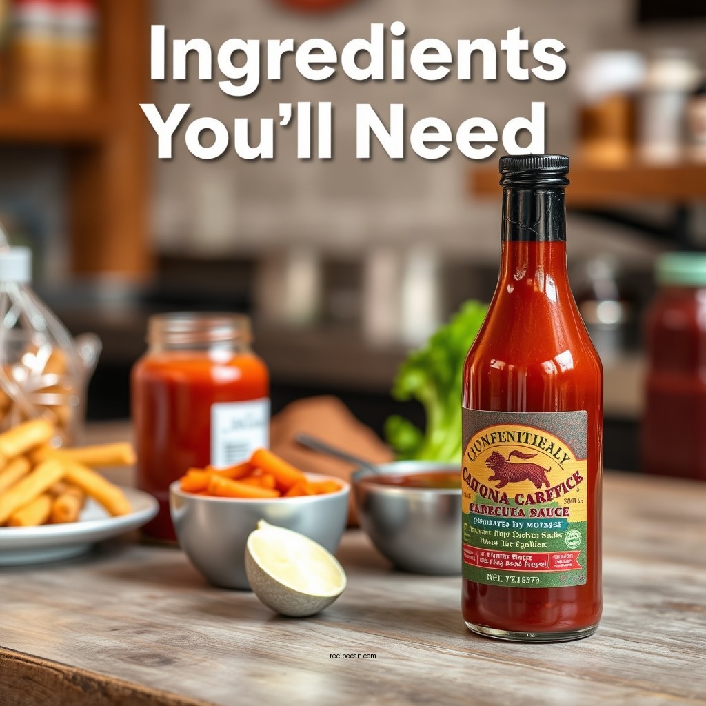 Ingredients You’ll Need - carolina barbecue sauce recipe