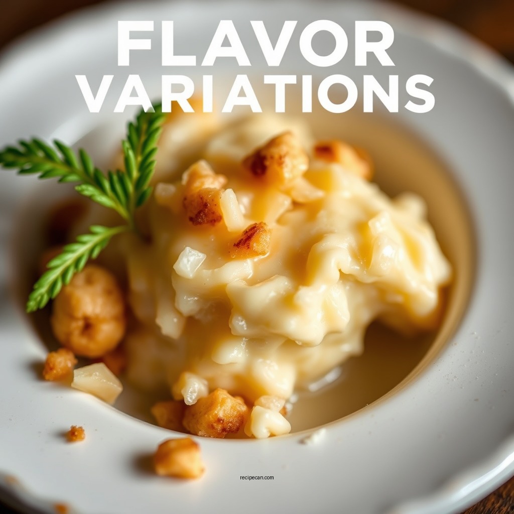 Flavor Variations - carolina rice pudding recipe
