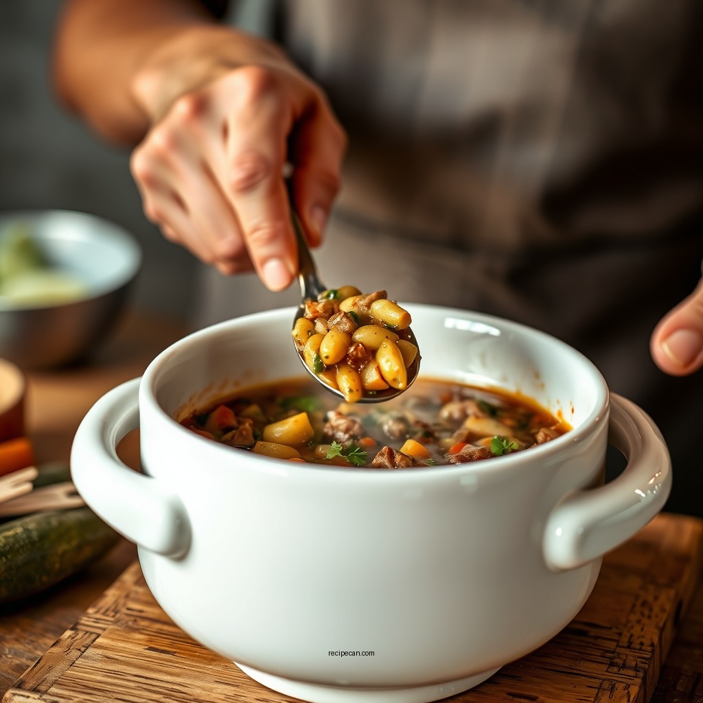 Preparing the Vegetables - carrabba lentil soup recipe