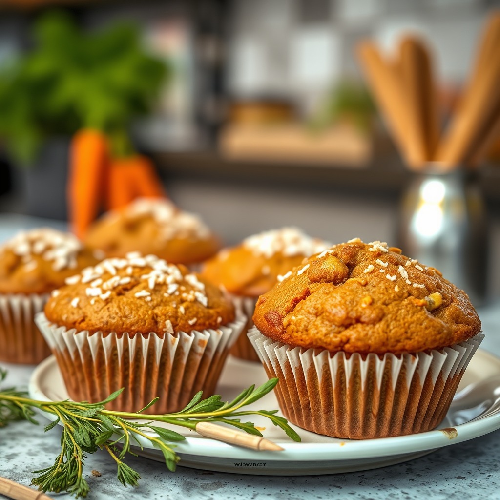 Ingredients You'll Need - carrot cake muffins recipe