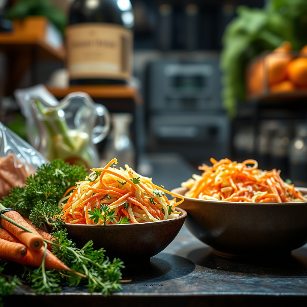Ingredients Needed - carrot coleslaw recipe