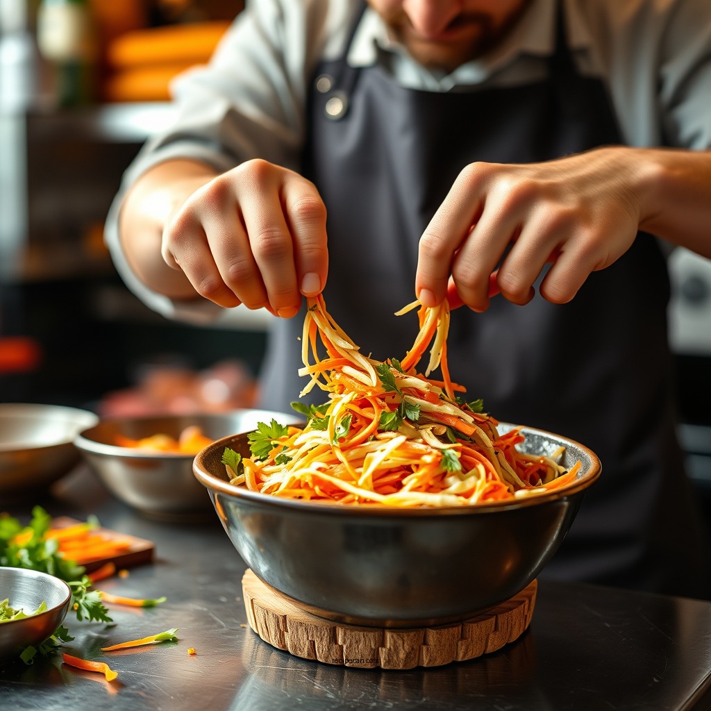 Preparation Steps - carrot coleslaw recipe