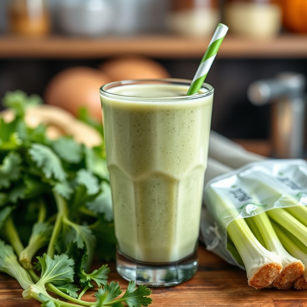 Ingredients for a Celery Smoothie - celery smoothie recipe