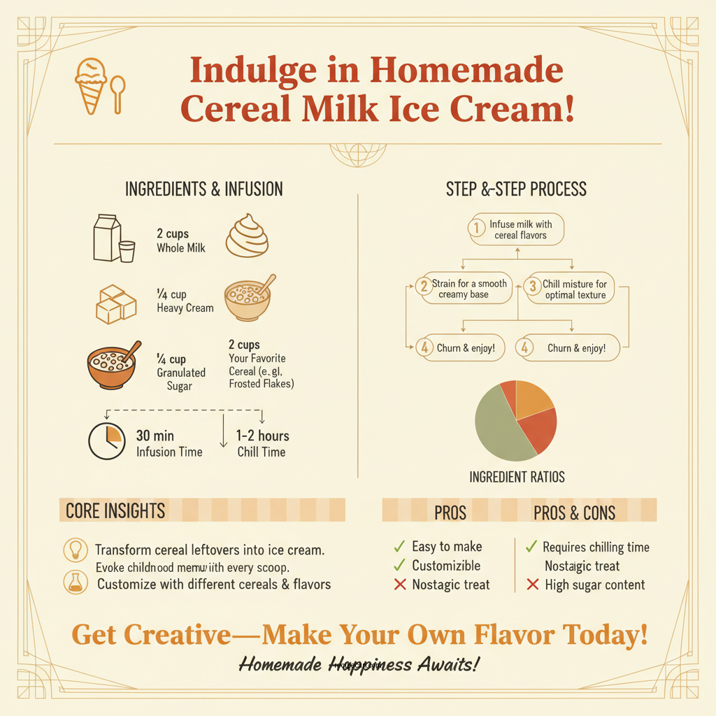 cereal milk ice cream recipe - Data Infographic and Statistics