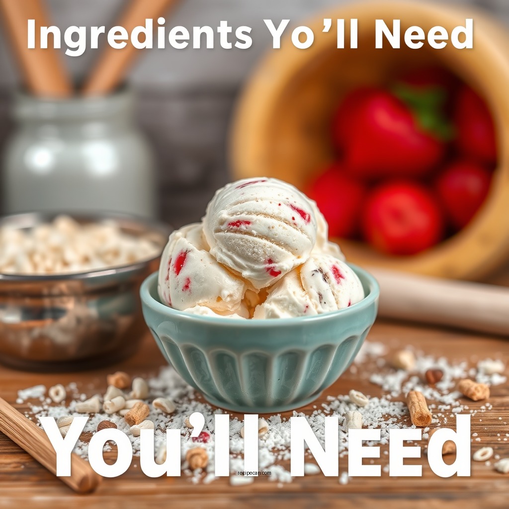 Ingredients You'll Need - cereal milk ice cream recipe