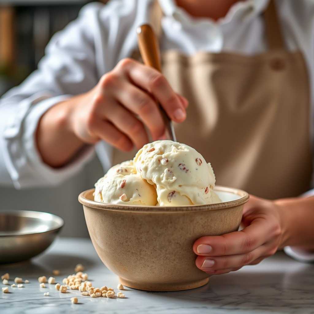 Step-by-Step Preparation - cereal milk ice cream recipe