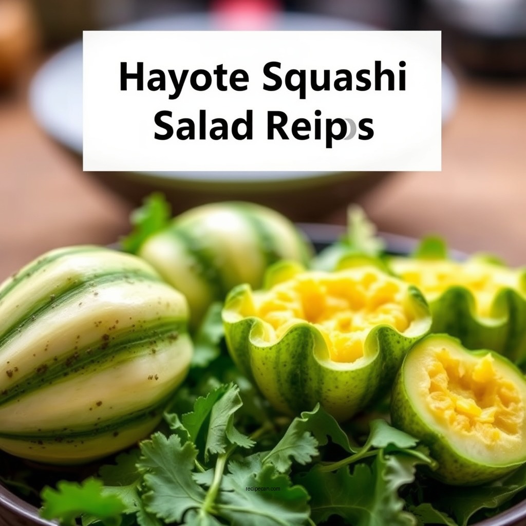 Chayote Squash Salad Recipes - chayote squash recipes