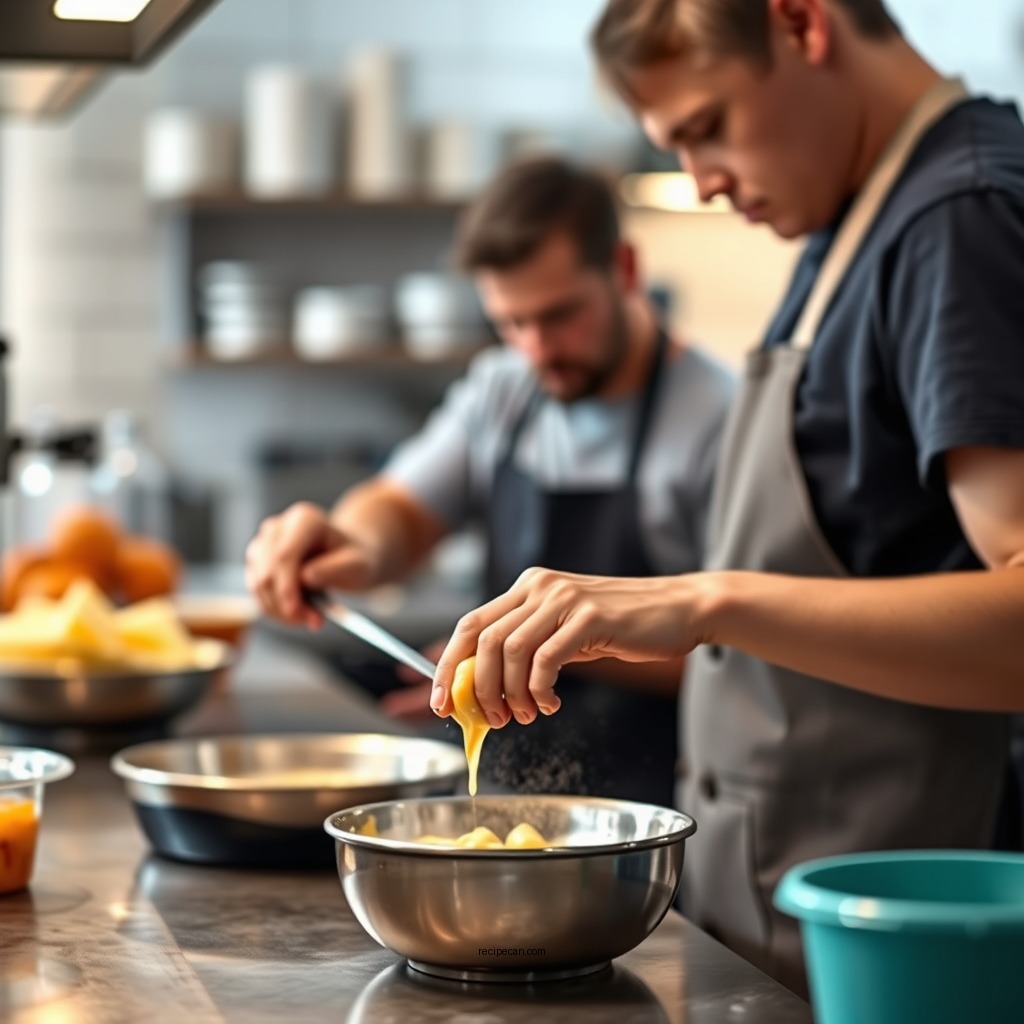 Step-by-Step Preparation - cheddar sauce recipe