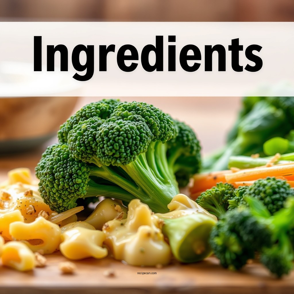 Ingredients You’ll Need - cheese sauce recipe for broccoli